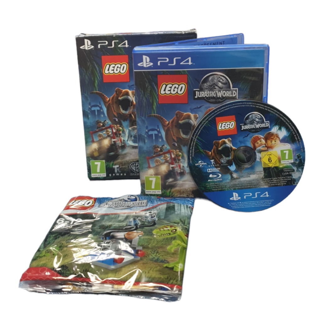 Used Lego Jurassic World PS4 Game Own4Less
